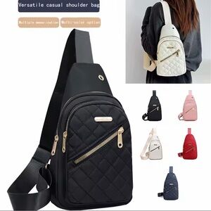 Quilted Black Shoulder Bag